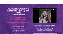 Desktop Screenshot of giselletoner.com